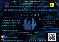 Orkestrim 2k24 National Level Technical Symposium Poster